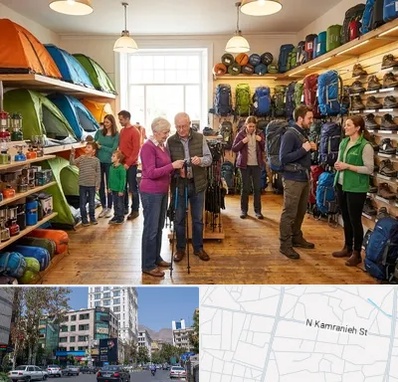 فروشگاه لوازم کمپینگ در کامرانیه