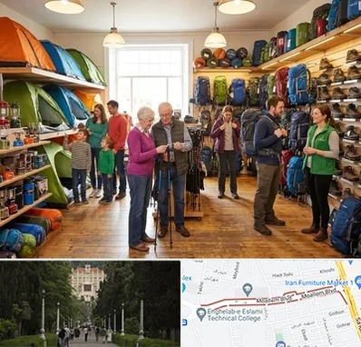 فروشگاه لوازم کمپینگ در بلوار معلم رشت 