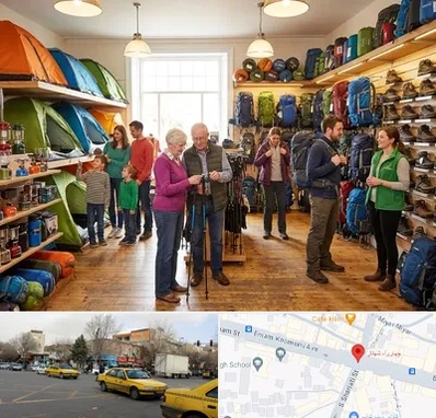 فروشگاه لوازم کمپینگ در شهناز تبریز 