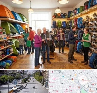 فروشگاه لوازم کمپینگ در خیابان زند شیراز 