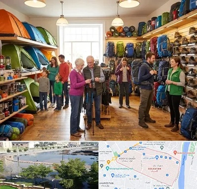 فروشگاه لوازم کمپینگ در گلستان اهواز