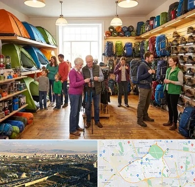 فروشگاه لوازم کمپینگ در منطقه 19 تهران 