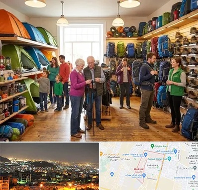 فروشگاه لوازم کمپینگ در مارلیک کرج 