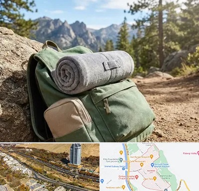 فروش پتو مسافرتی در خیابان نیایش شیراز