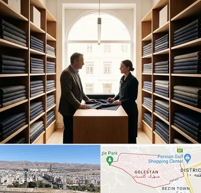 فروش پارچه کت و شلوار در شهرک گلستان شیراز 
