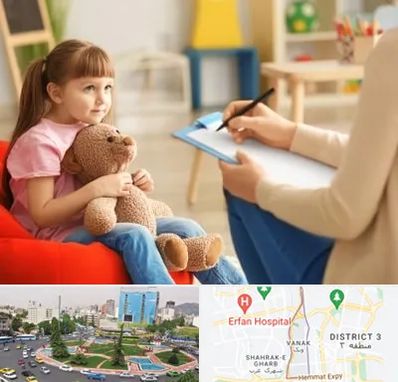 روانشناس کودک در ونک