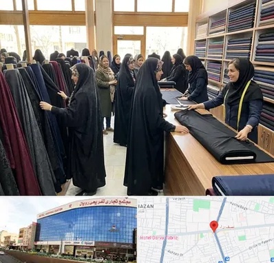 فروش پارچه چادر در نصف راه تبریز 