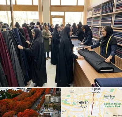 فروش پارچه چادر در ولیعصر