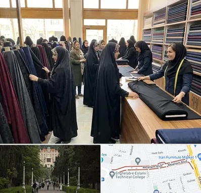 فروش پارچه چادر در بلوار معلم رشت