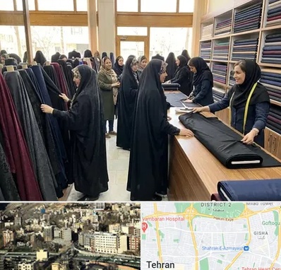 فروش پارچه چادر در مرزداران 
