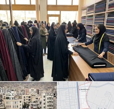 فروش پارچه چادر در اسکندری 
