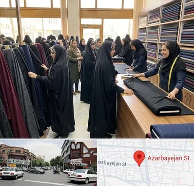 فروش پارچه چادر در خیابان آذربایجان 