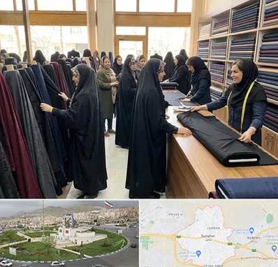 فروش پارچه چادر در بومهن