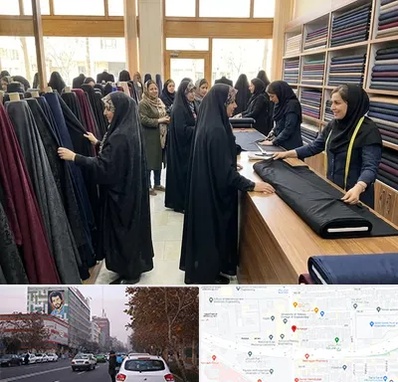 فروش پارچه چادر در کارگر شمالی 