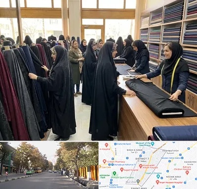 فروش پارچه چادر در شریعتی 