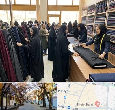 فروش پارچه چادر در تربیت تبریز 