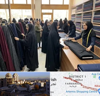 فروش پارچه چادر در فرمانیه 