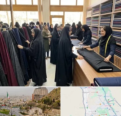 فروش پارچه چادر در فرهنگ شهر شیراز