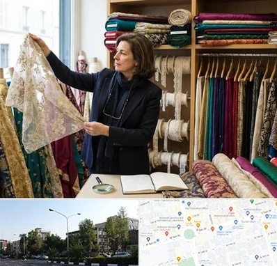 فروش پارچه مجلسی در میدان کاج 