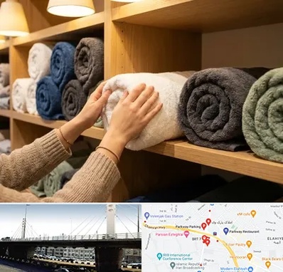 فروش پارچه حوله ای در پارک وی