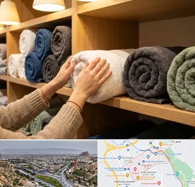 فروش پارچه حوله ای در معالی آباد شیراز