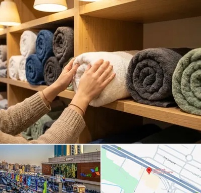فروش پارچه حوله ای در لاله پارک تبریز