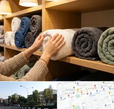 فروش پارچه حوله ای در میدان کاج