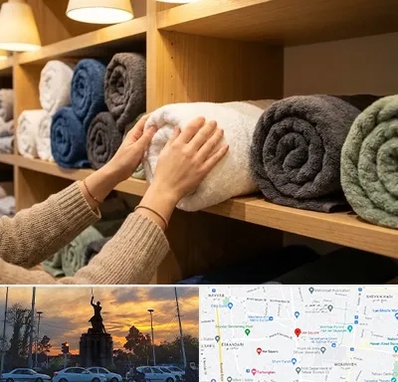 فروش پارچه حوله ای در میدان حر