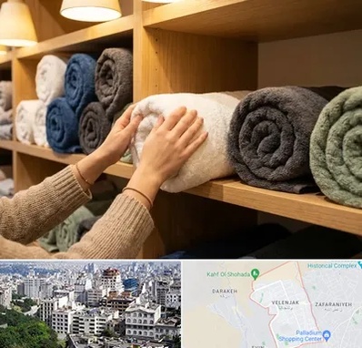 فروش پارچه حوله ای در ولنجک