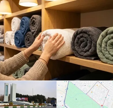 فروش پارچه حوله ای در بلوار فلسیطین مشهد