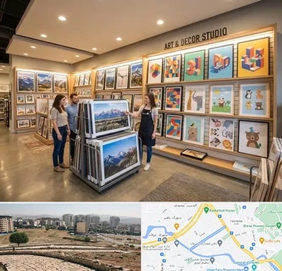 فروش پوستر دیواری در کوی وحدت شیراز 