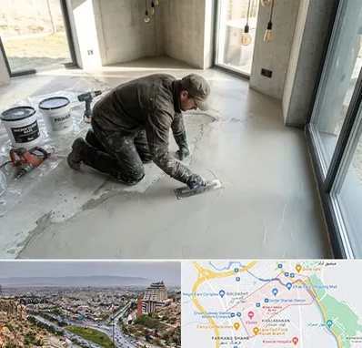 اجرای میکروسمنت در معالی آباد شیراز 