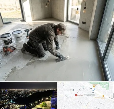 اجرای میکروسمنت در هفت تیر مشهد