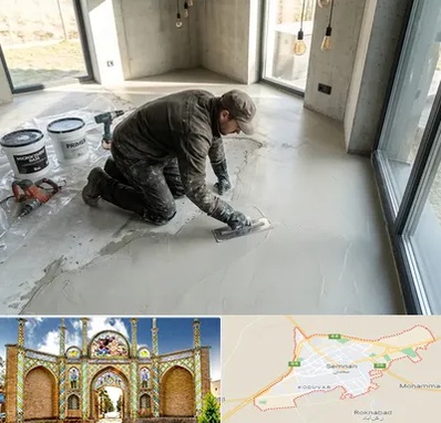 اجرای میکروسمنت در سمنان