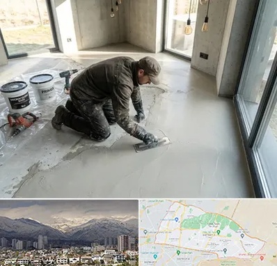 اجرای میکروسمنت در منطقه 4 تهران 