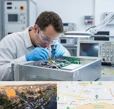 تعمیر سورس دستگاه لیزر فایبر در تهرانپارس 