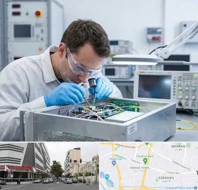 تعمیر سورس دستگاه لیزر فایبر در بلوار فردوس 