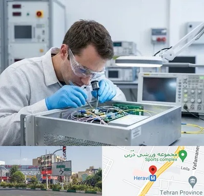 تعمیر سورس دستگاه لیزر فایبر در هروی