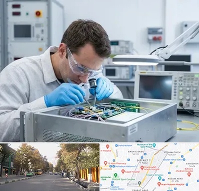 تعمیر سورس دستگاه لیزر فایبر در شریعتی