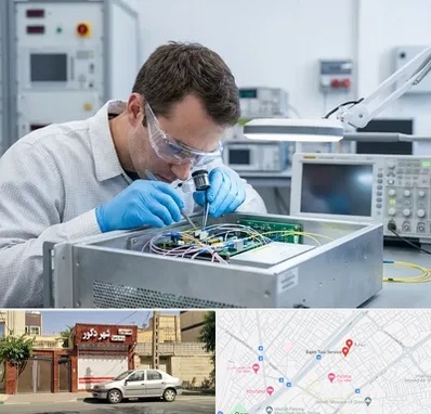 تعمیر سورس دستگاه لیزر فایبر در باجک قم 