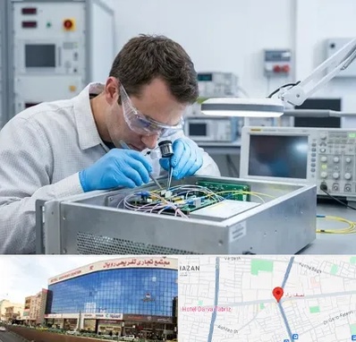 تعمیر سورس دستگاه لیزر فایبر در نصف راه تبریز 