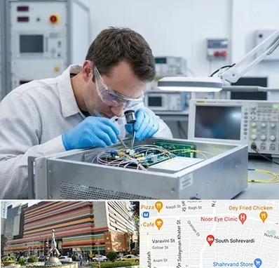 تعمیر سورس دستگاه لیزر فایبر در سهروردی 