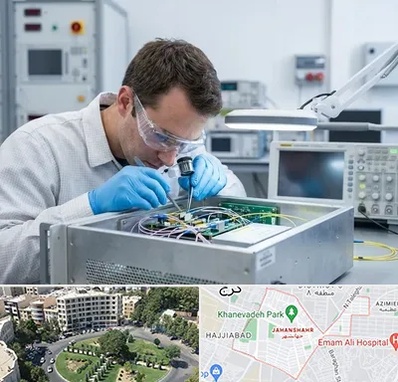 تعمیر سورس دستگاه لیزر فایبر در جهانشهر کرج 