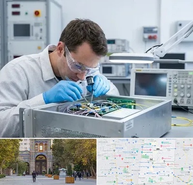 تعمیر سورس دستگاه لیزر فایبر در منطقه 12 تهران 