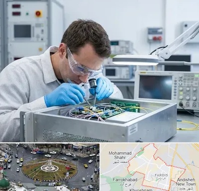 تعمیر سورس دستگاه لیزر فایبر در فردیس کرج 