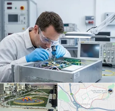 تعمیر سورس دستگاه لیزر فایبر در مرزداران تبریز 