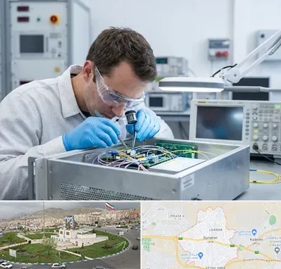 تعمیر سورس دستگاه لیزر فایبر در بومهن