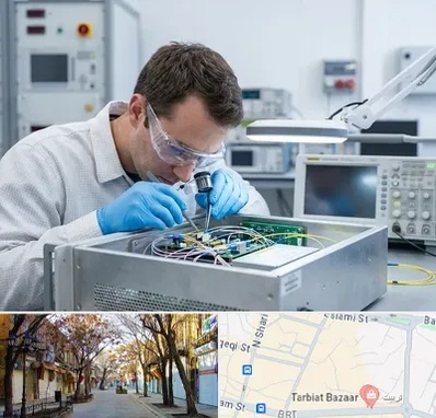 تعمیر سورس دستگاه لیزر فایبر در تربیت تبریز 