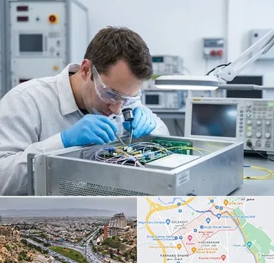 تعمیر سورس دستگاه لیزر فایبر در معالی آباد شیراز 