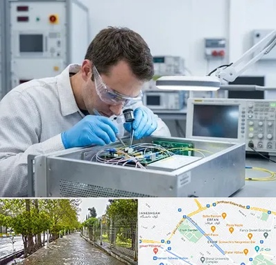 تعمیر سورس دستگاه لیزر فایبر در خیابان ارم شیراز 